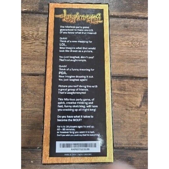 Laughcronyms Party Games for Adults Board Game Night Card Game - Picture 3 of 3